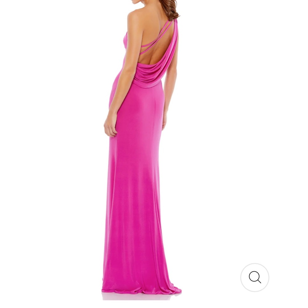 NWOT Ieena for Mac Duggal drape back gown - Picture 2 of 13